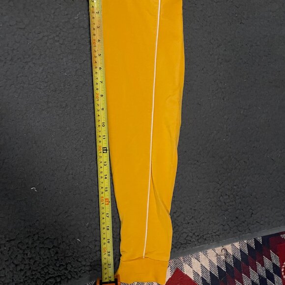 SLIDE YELLOW / Gold  Retro Style Track Suit jacket - Picture 3 of 7